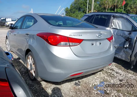 2013 Hyundai Elantra Limited из США, поврежденный, VIN 5NPDH4AE7DH168660